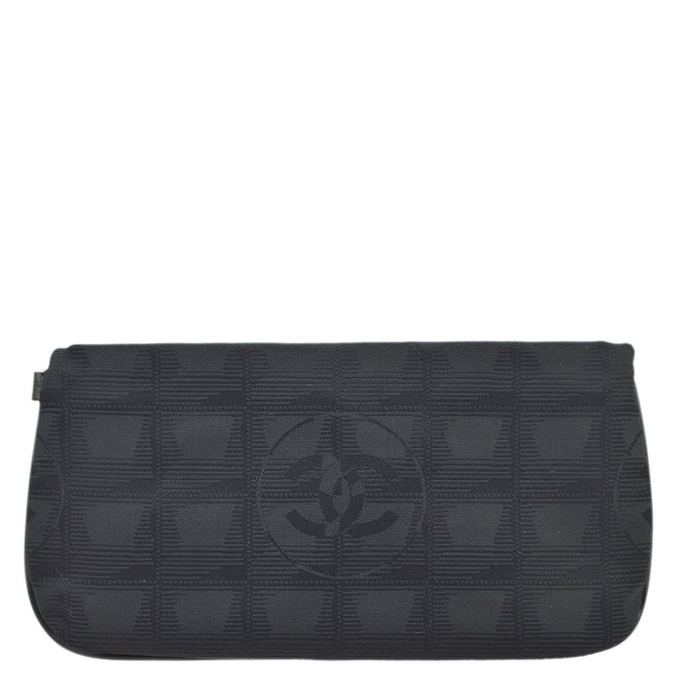 Chanel Black New Travel Line Pouch Bag