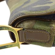 Christian Dior 2000 John Galliano Camouflage Saddle Handbag