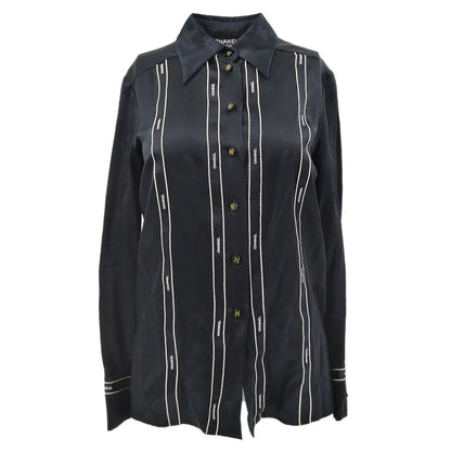 Chanel Fall 1994 Ribbon Silk Shirt #34