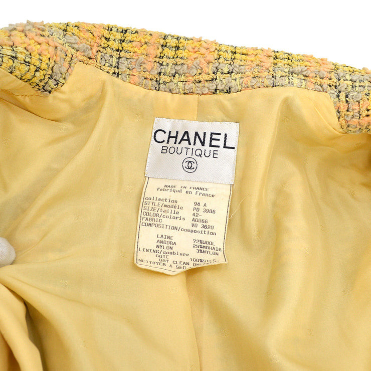 Chanel Fall 1994 single-breasted tweed jacket #42