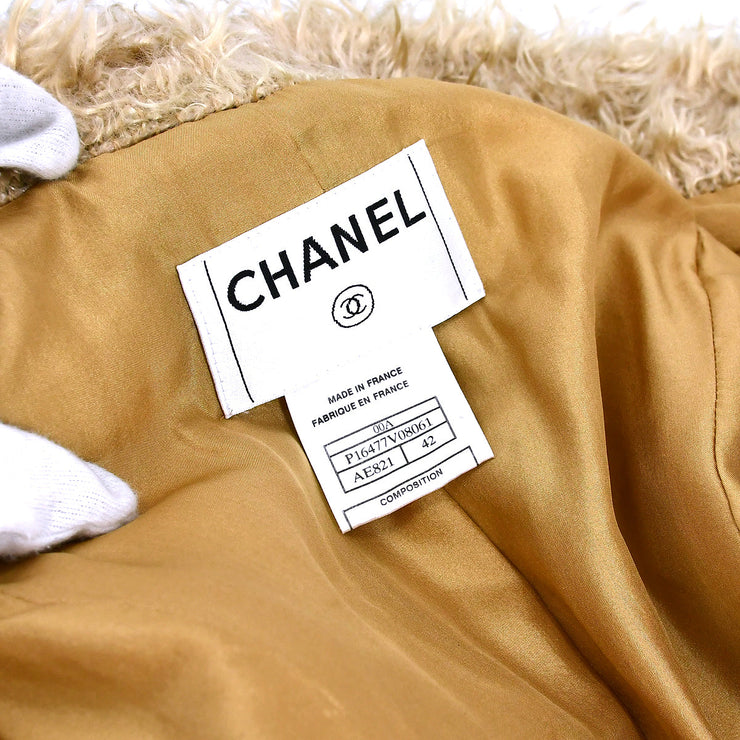 Chanel Fall 2000 shaggy coat #42