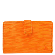 Louis Vuitton Orange Epi Portefeuille Viennois M6324H