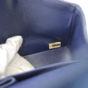 Chanel * 1989-1991 Blue Denim Medium Classic Double Flap Bag