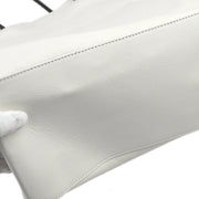 Chanel * White Calfskin Essential Tote Handbag