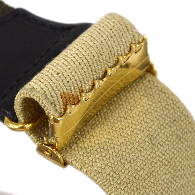 CHANEL 1997 Spring Suspenders Beige