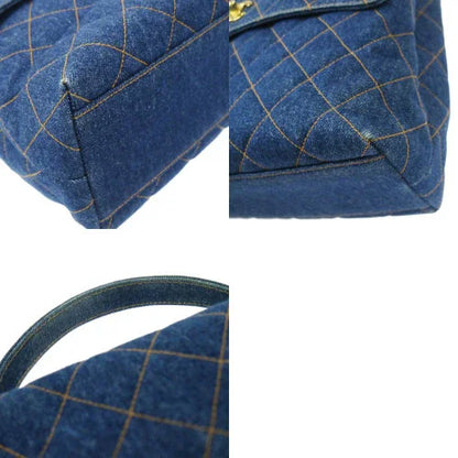 Chanel 1996-1997 Denim Quilted Kelly 30