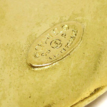 Chanel CC Logos Brooch Pin Corsage Gold 96P