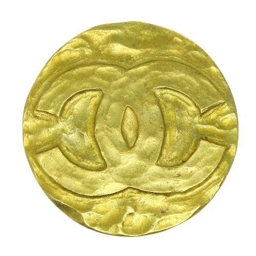 Chanel 1994 Round CC Brooch – AMORE Vintage Tokyo