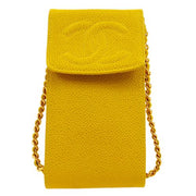 香奈儿（Chanel）1996-1997永恒的电话盒黄色鱼子酱