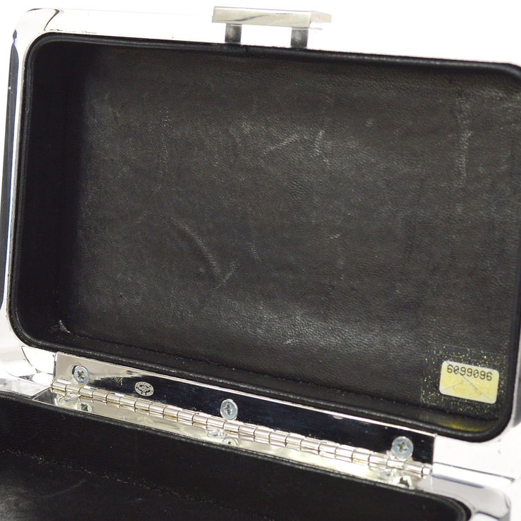 CHANEL 2004-2005 Black acrylic Evening Bag