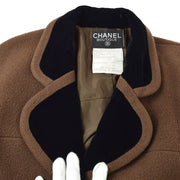 CHANEL knee-length A-line coat #36
