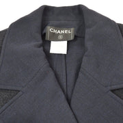 CHANEL 2000 Fall notched lapel side-buckle jacket #42
