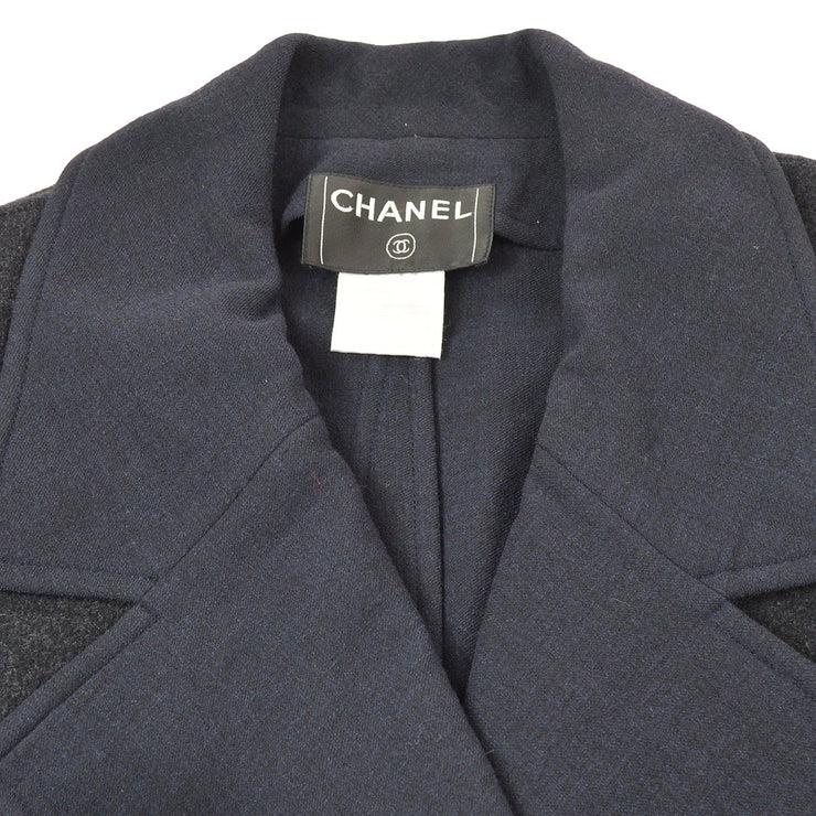 CHANEL 2000 Fall notched lapel side-buckle jacket #42