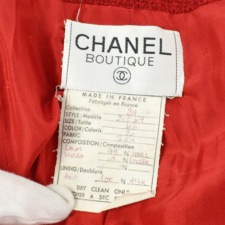 Chanel Fall 1993 logo double-breasted jacket #40