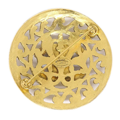 香奈儿（Chanel）1995 Fretwork Paisley Brooch Gold