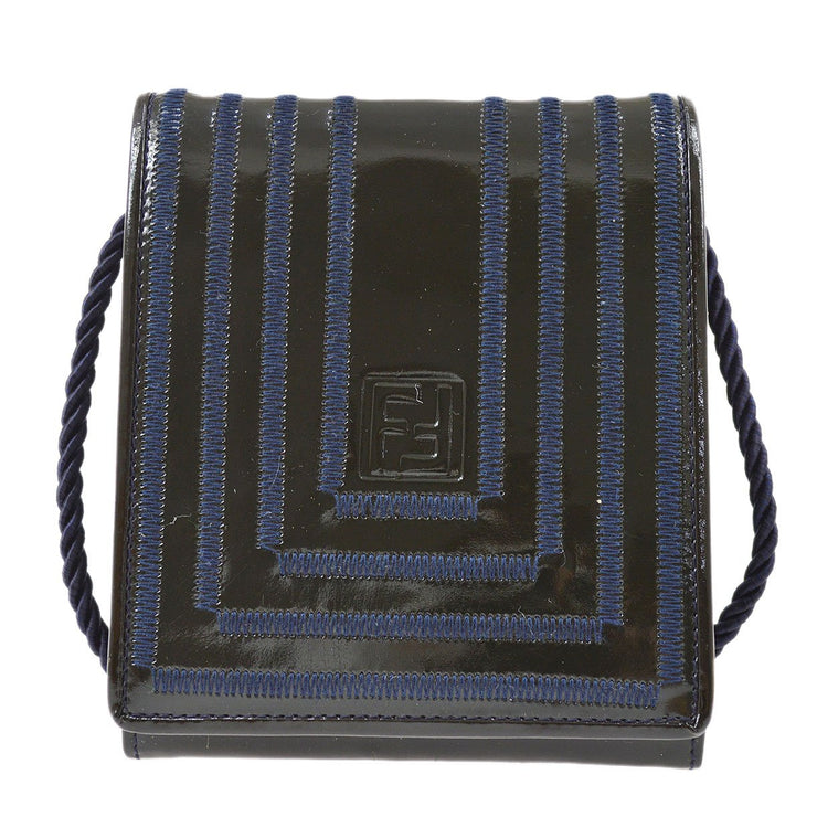 1970s Fendi Zucca Shoulder Bag