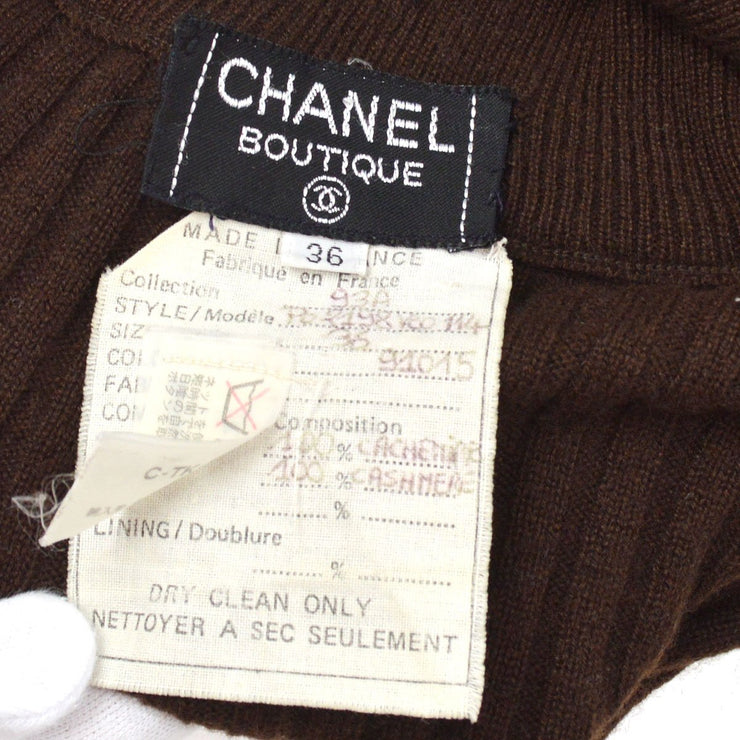 Chanel Fall 1993 ribbed cashmere jumper #36