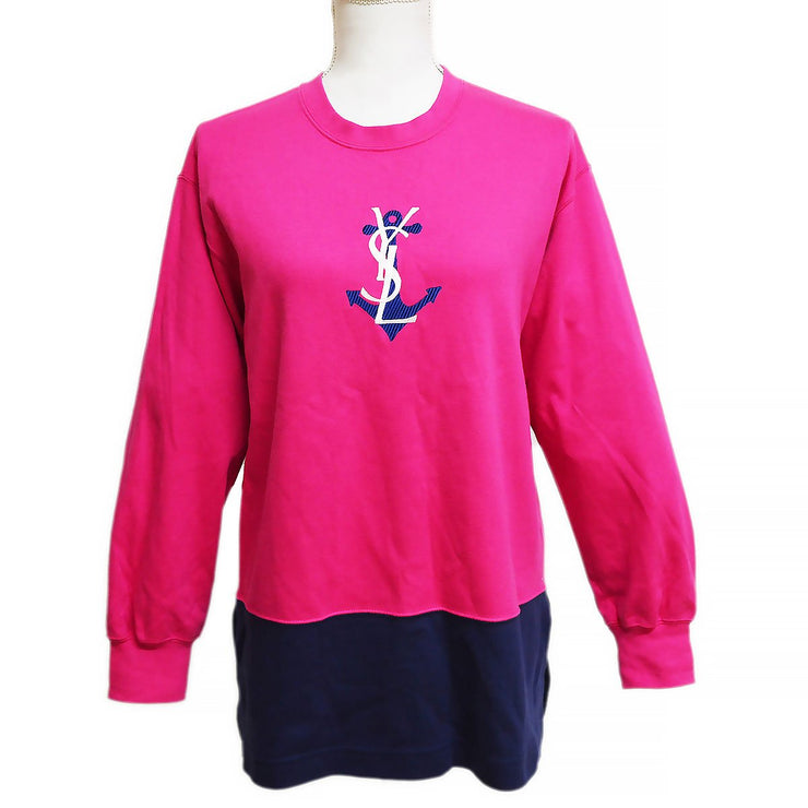 YSL logo anchor print sweatshirt #M