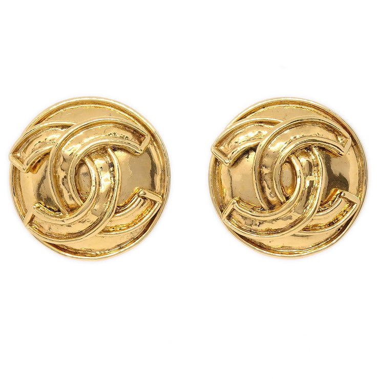 1994 CC button earrings