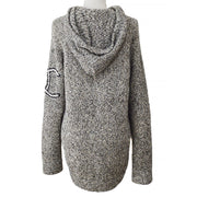 CHANEL 2007 CC penguin-motif knitted hoodie