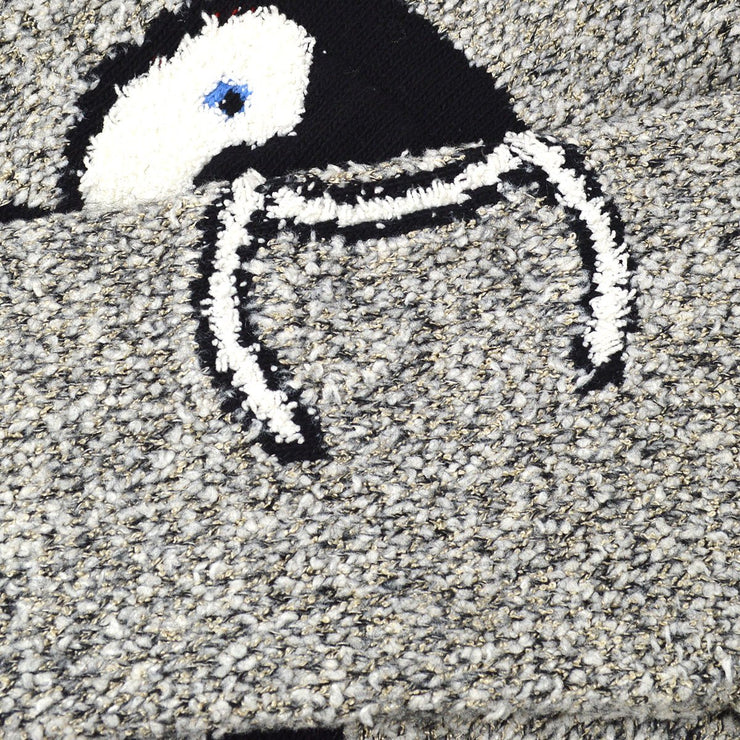 Chanel 2007 CC Penguin-Motif针织连帽衫