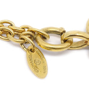 CHANEL 1986-1994 Quilted CC Chain Necklace 3858