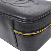 CHANEL 1996-1997 Lunch Box Vanity 24 Black Caviar