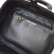 CHANEL 1996-1997 Lunch Box Vanity 24 Black Caviar