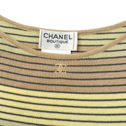 Chanel 1998 Spring knitted striped top #40
