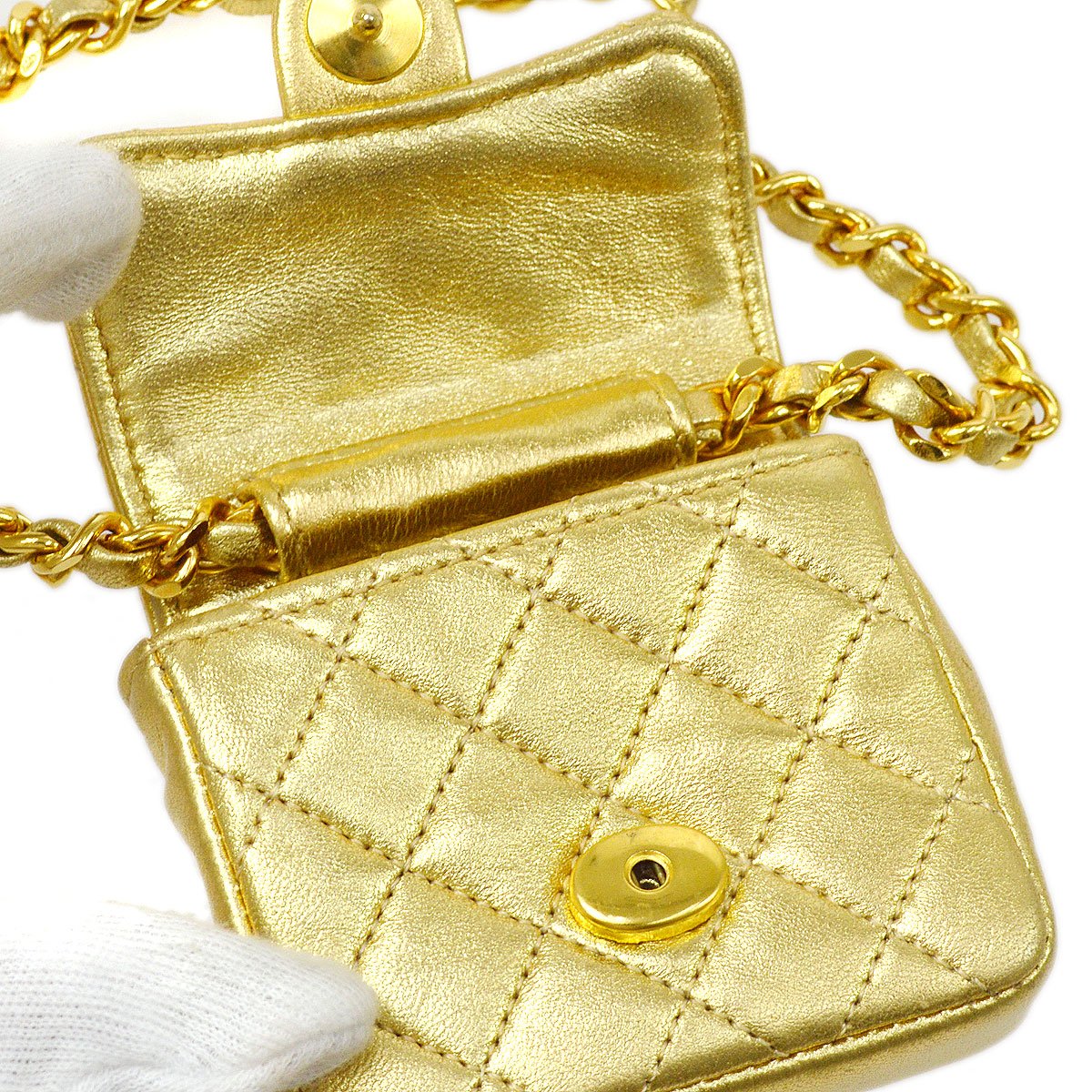 CHANEL ゴールドブローチ 1989年製 シャネルココマーク 13年製 ゴールド レディース ブローチ