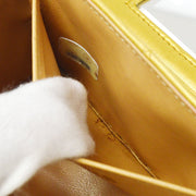 CHANEL 1991-1994 Gold Lambskin Vanity Shoulder Bag