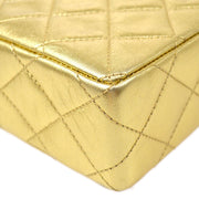 CHANEL 1996-1997 Camera Bag Mini Gold Lambskin
