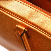 HERMES 2006 PLUME ELAN 28 Metallic Orange Chevre Coromandel