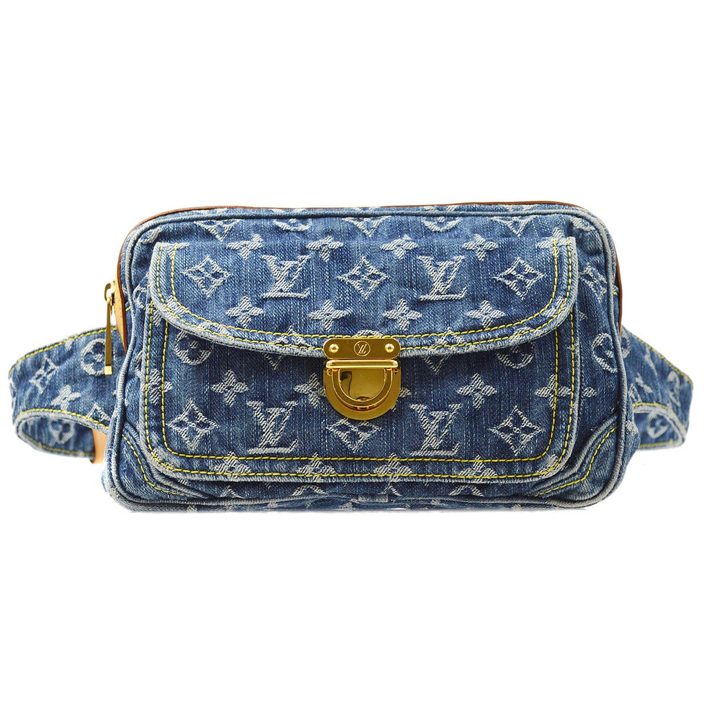 Louis-Vuitton-Monogram-Denim-Bum-Bag-Waist-Bag-Blue-M95347