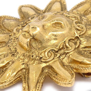 Chanel 1980s Lion Brooch Gold
