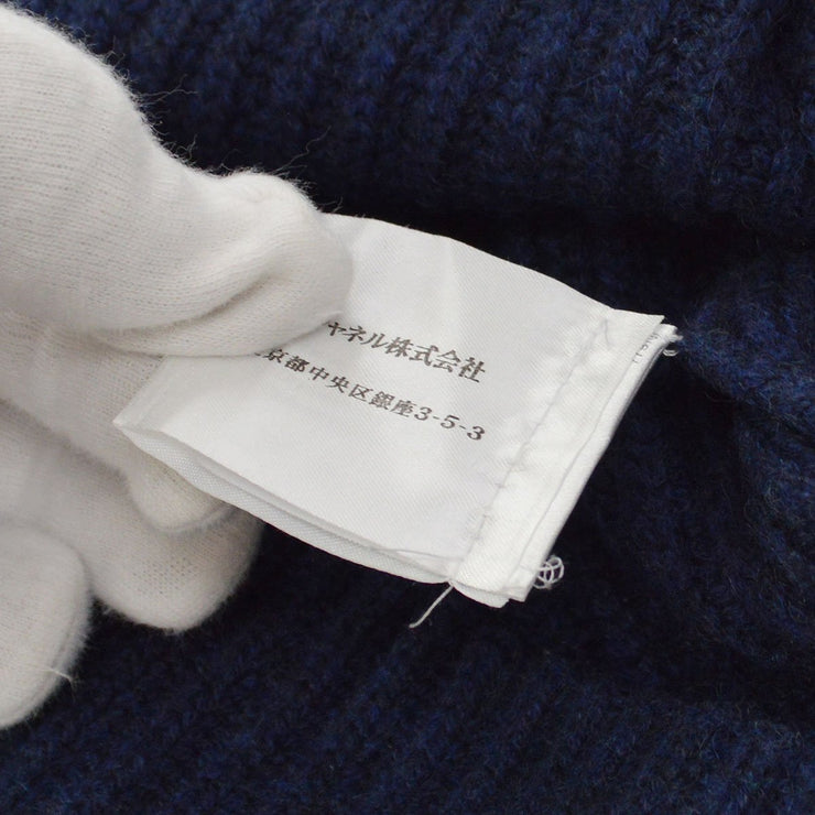 CHANEL 2008 Cruise logo patch knitted dress