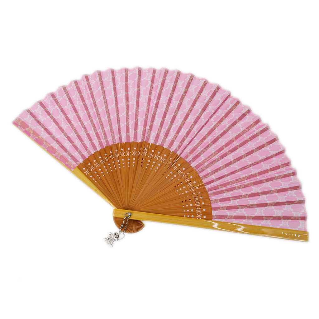 CELINE Macadam Folding Fan Pink – AMORE Vintage Tokyo