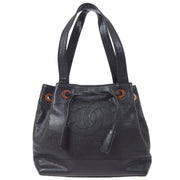 CHANEL 2001-2003 CC Handbag Black Caviar