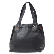CHANEL 2001-2003 CC Handbag Black Caviar