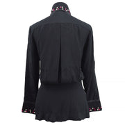 Chanel 2004 Fall CC embroidered slim-fit shirt #36