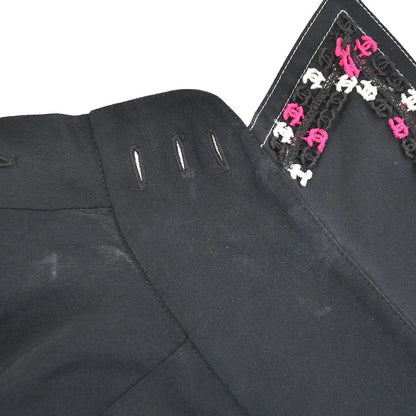 Chanel 2004 Fall CC embroidered slim-fit shirt #36