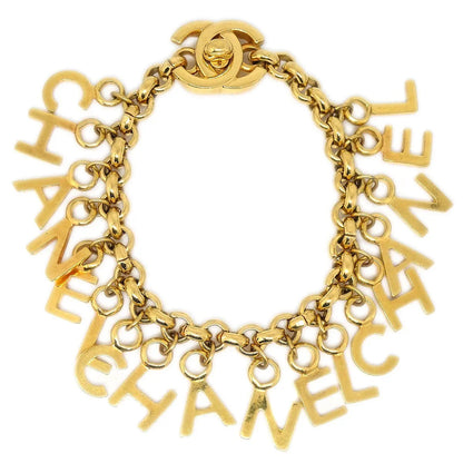 CHANEL 1996 Turnlock Bracelet Gold
