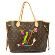 LOUIS VUITTON 2007 Special Edition MOCA NEVERFULL MM LV HAND