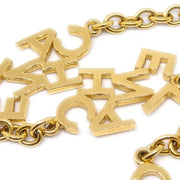 Chanel 1980s Logo Necklace