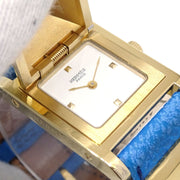 Hermes 1995 Medor Watch Courchevel Blue