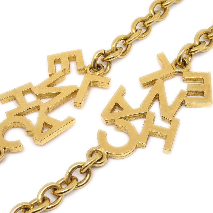 Chanel Logo Necklace