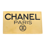 CHANEL Logo Plate Brooch