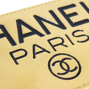 CHANEL Logo Plate Brooch