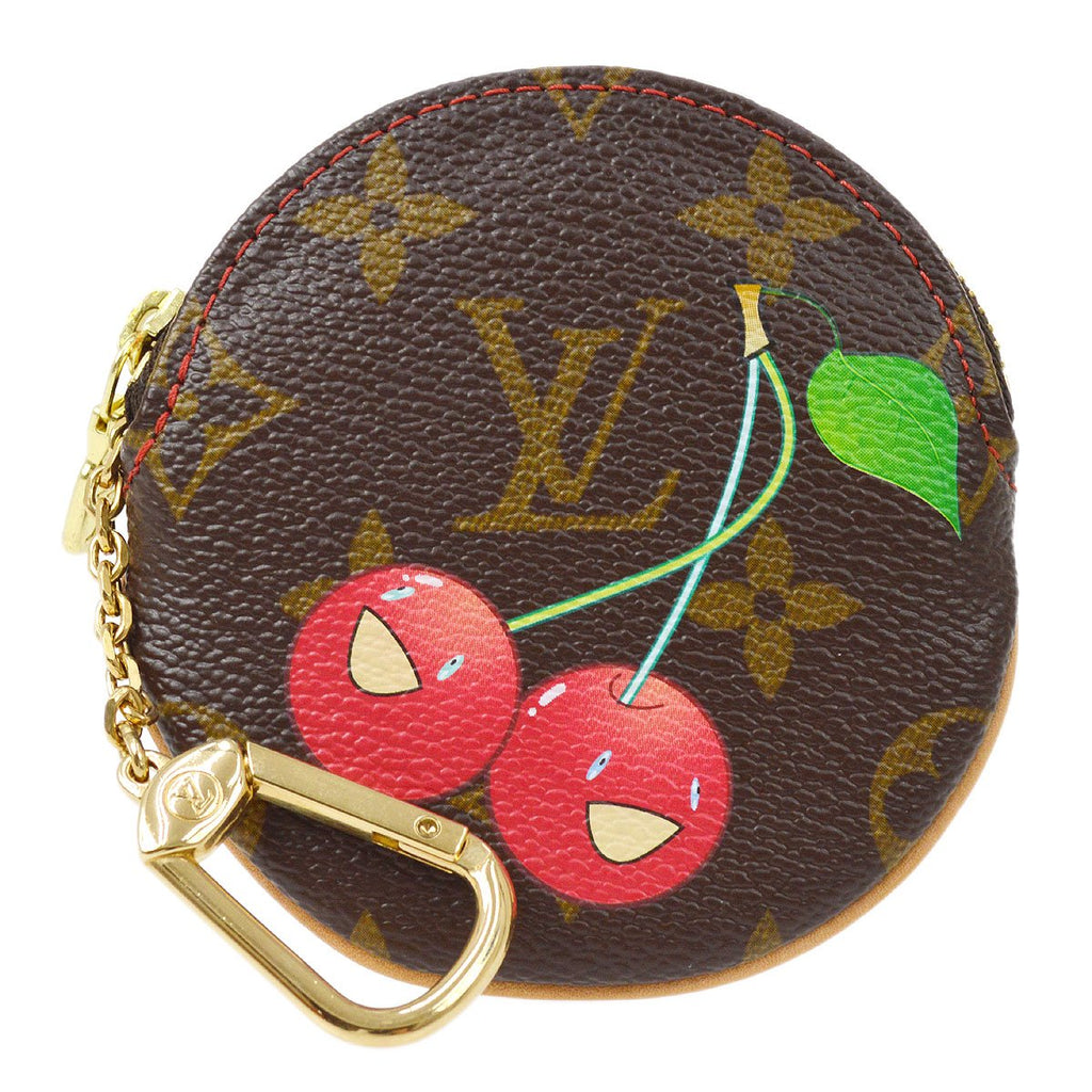 LOUIS VUITTON Monogram Cherry Pochette Cles Coin Purse M95042