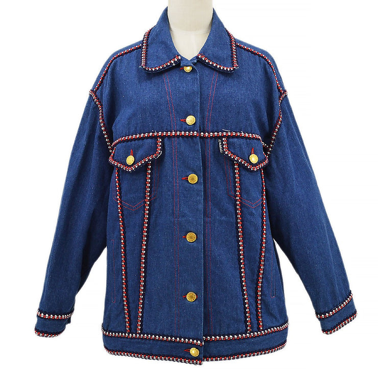 CHANEL 1993 braided trim denim jacket – AMORE Vintage Tokyo